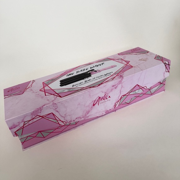 💗 ARIA BEAUTY “The Babe Waver” | Triple Barrel Hair Tool | Pink Marble 💗 BNIB - Picture 7 of 13